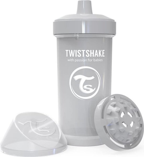 Twistshake Kid Cup 360ml Pastel Grey van T