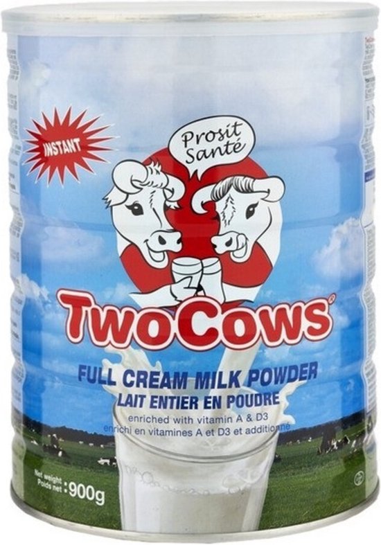 Two Cows Instant Melkpoeder 900 gr