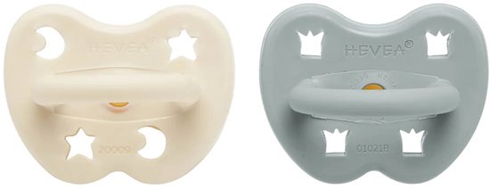 Two-Pack Round Teat 3-36 Months (Milky White & Gorgeous Grey)
