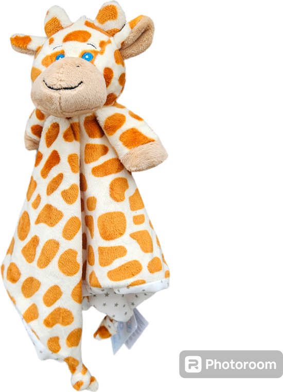TX Store - Knuffeldoek Giraffe - Giraffe knuffel - Tutteldoek - Slaapdoekje - Baby knuffeldoekje - Knuffel - Meisje - Jongen - Baby Knuffel - 35x35cm