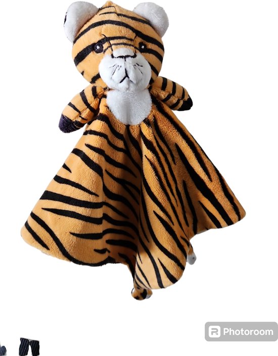TX Store - Knuffeldoek Tijger - Tijger knuffel - Tutteldoek - Slaapdoekje - Baby knuffeldoekje - Knuffel - Meisje - Jongen - Baby Knuffel - 35x35cm