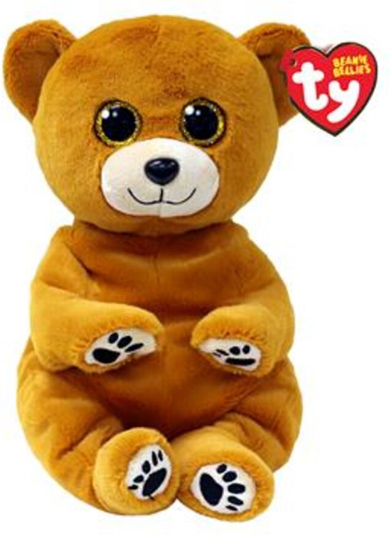 TY Beanie Babies Bellies Duncan Bear Medium van T