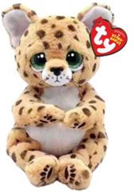 TY Beanie Babies Bellies Lloyd Leopard 15 cm van T