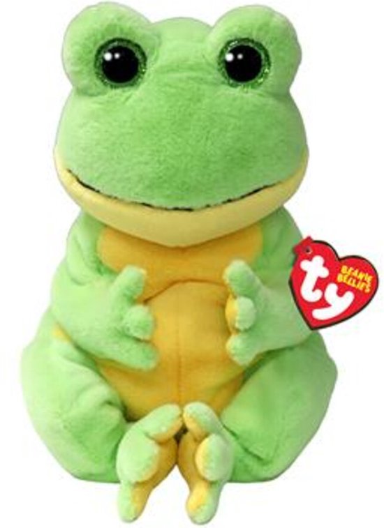TY Beanie Babies Bellies Snapper Frog Medium van Ty