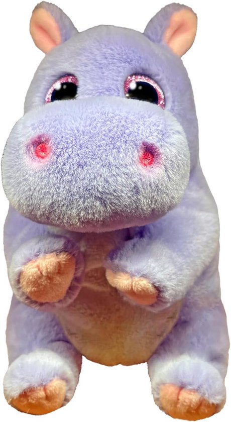 TY Beanie Boos Henriëtte - Pluchen Dier Hippopotamus 15 cm Grote Glinsterende Ogen van Merkloos