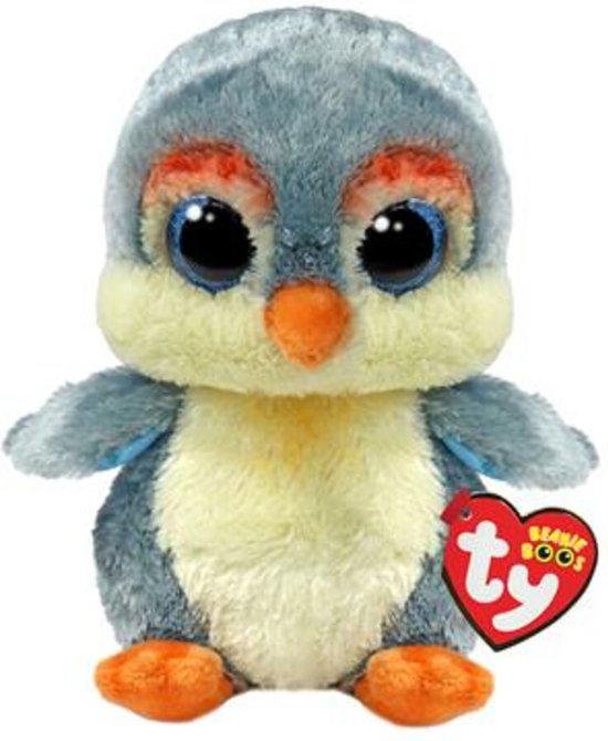 Ty Beanie Boo's Knuffel Pinguin Fisher - 15 cm van Ty