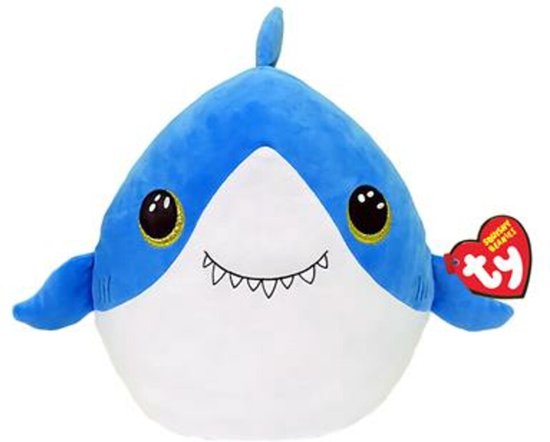 TY Squish a Boo Finsley Shark 20 cm van T