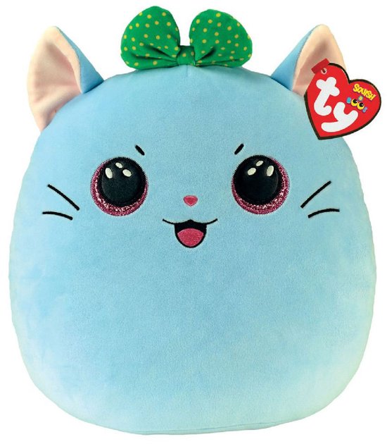 Ty Squish a Boo Kirra Grey Cat 31cm van Merkloos