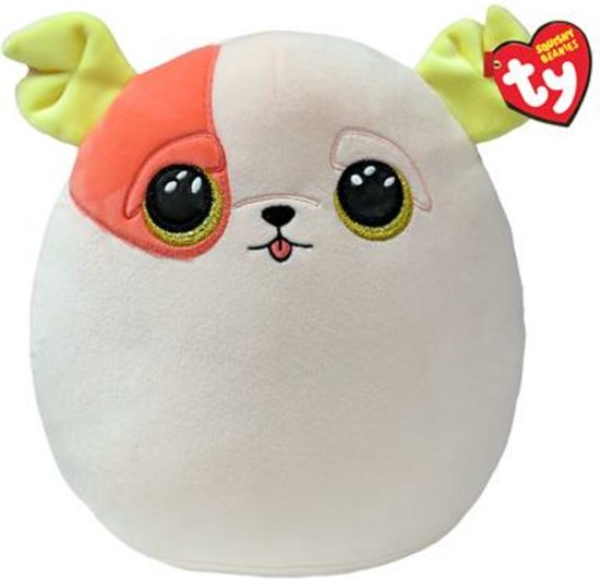 TY Squish a Boo Patch Dog 31 cm van T