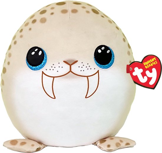 TY Squish a Boo Toofers Walrus 31 cm van T