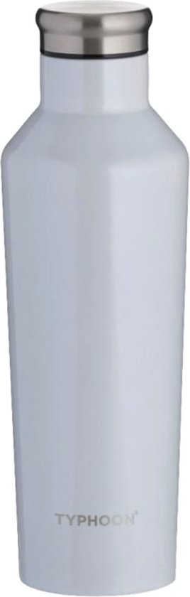 Typhoon Pure isoleerfles uit rvs wit 800ml van T