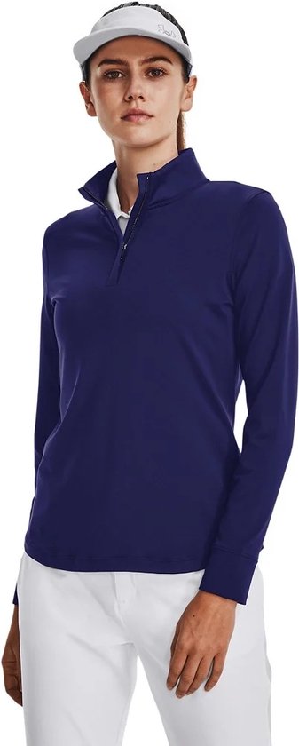 UA Zinger 1/4 Zip-Sonar Blue / / Metallic Silver van Under Armour