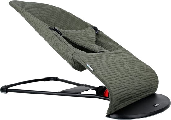 Ukje Hoes Overtrek Wipstoelhoes - Gaat OVER de bekleding van je BabyBjörn wipstoel heen - Perfecte Pasvorm - Makkelijk Wasbaar - Groen Wafelstof van Ukje