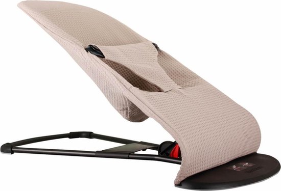 Ukje Hoes Overtrek Wipstoelhoes - Gaat OVER de bekleding van je BabyBjörn wipstoel heen - Perfecte Pasvorm - Makkelijk Wasbaar - Taupe Wafelstof van Ukje