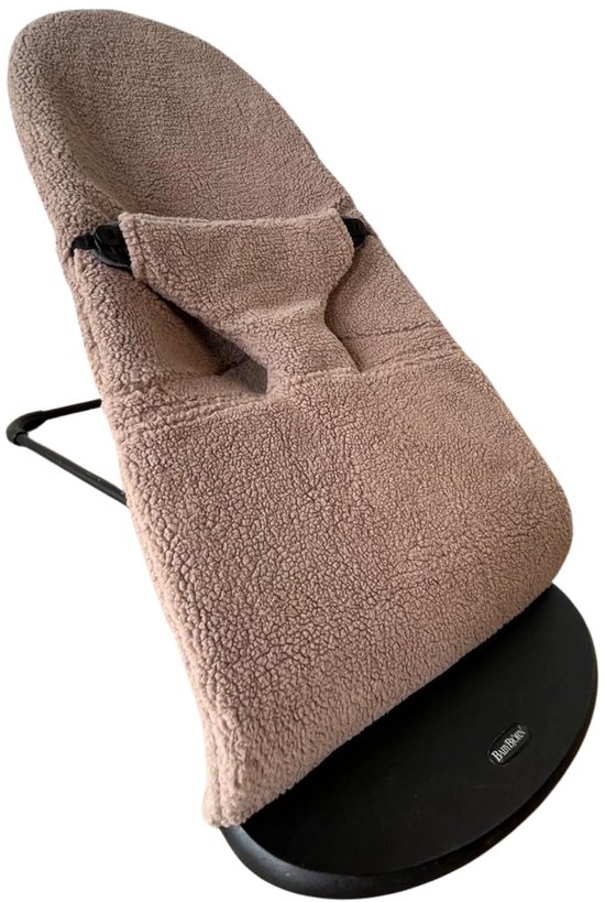 Ukje Hoes Overtrek Wipstoelhoes - Gaat OVER de bekleding van je BabyBjörn wipstoel heen - Perfecte Pasvorm - Makkelijk Wasbaar - Teddy Taupe van Merkloos
