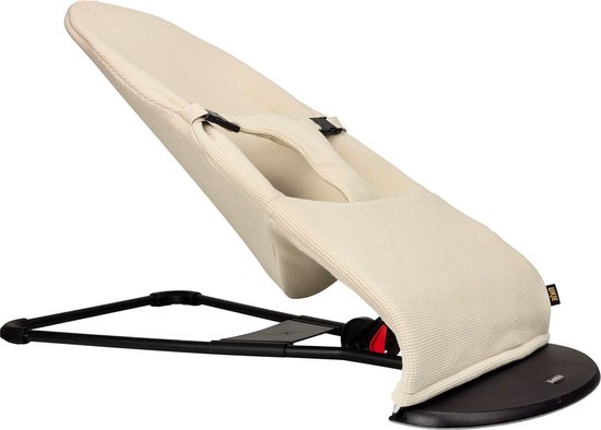 Ukje Hoes Wipstoelhoes geschikt voor BabyBjörn Wipstoel - Ter Vervanging Originele Baby Björn Hoes - Perfecte Pasvorm - Zacht katoen - Makkelijk Wasbaar - Beige wafeltje van Merkloos