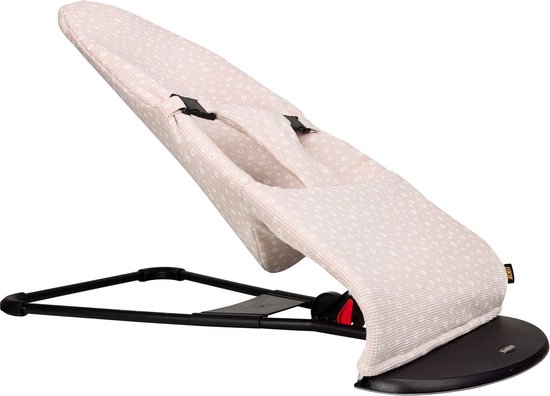 Ukje Hoes Wipstoelhoes geschikt voor BabyBjörn Wipstoel - Ter Vervanging Originele Baby Björn Hoes - Perfecte Pasvorm - Zacht katoen - Makkelijk Wasbaar - Roze wafeltje van Merkloos