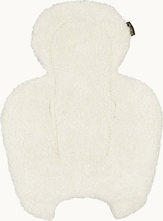 Ukje Verkleinkussen geschikt voor 4Moms Mamaroo 5 Rockaroo Wipstoel - Newborn Insert - Dubbelzijdig - Makkelijk Wasbaar - Perfecte Pasvorm - Zacht Katoen - Teddy Ecru van Ukje