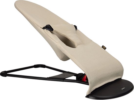 Ukje Wipstoelhoes - Waterdichte voering - Houd je stoel 100% vlekvrij - Hoes Overtrek - Gaat OVER de bekleding van je BabyBjörn wipstoel heen - Perfecte Pasvorm - Makkelijk Wasbaar - Beige Wafelstof van Merkloos