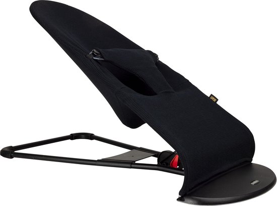 Ukje Wipstoelhoes - Waterdichte voering - Houd je stoel 100% vlekvrij - Hoes Overtrek - Gaat OVER de bekleding van je BabyBjörn wipstoel heen - Perfecte Pasvorm - Makkelijk Wasbaar - Zwart Wafelstof van Merkloos