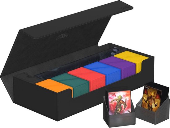 Ultimate Guard Ultimate Guard Superhive 550+ Xenoskin - Black Card Boxes van Merkloos