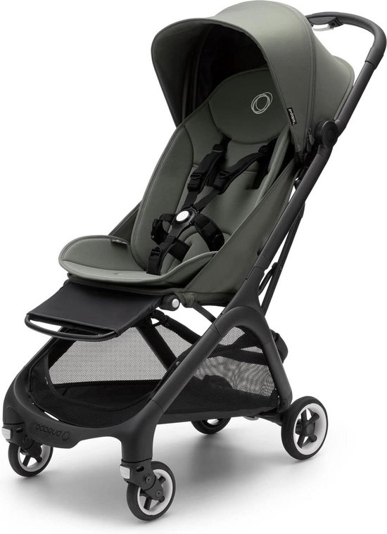 Ultracompacte reiskinderwagen - Klein en lichtgewicht - Eenvoudig inklapbaar - Ergonomisch - Forest Green - Stadskinderwagen Buggy inklapbaar vliegtuig van Deryan