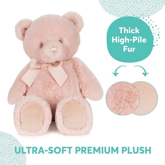 Ultrazachte Knuffelbeer Roze - Knuffeldier voor Baby's en Pasgeborenen