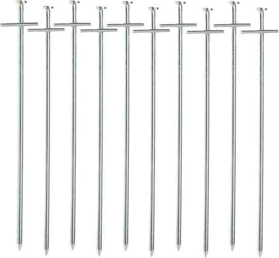 Umefa Grondpennen/tentharingen Tarzan - 18x - metaal - 23 cm - Rotspen - Spijkerharing - windscherm van Umefa