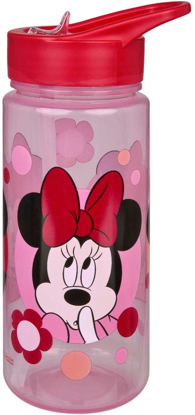 Undercover drinkfles Minnie Mouse 500ml - BPA vrij rietjesbeker roze.