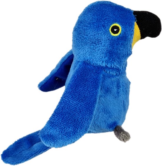 UNITOYS – Papegaai Patty – 13 cm – Natuurgetrouw - Knuffel van UNITOYS