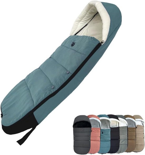 Universal Pushchair Footmuff for Baby Zen YOYO/YOYO2 & Bugaboo, Waterproof Fabric Base, Easy to Clean, Warm Foot Cover for Pushchairs