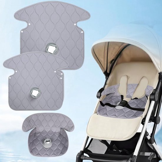 Universeel Kinderzitje Beschermpad voor Potjestraining 360 Graden Comfort Grijs