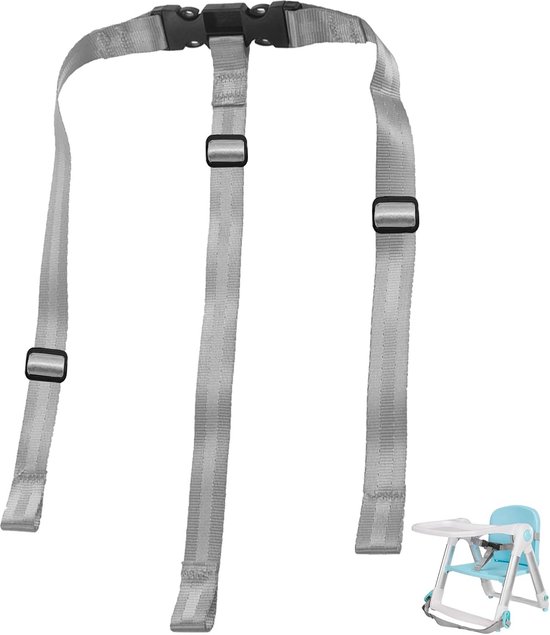 Universele 3-punts Veiligheidsgordel voor Kinderstoel - Verstelbare Zitriem voor Hoge Stoel van Merkloos