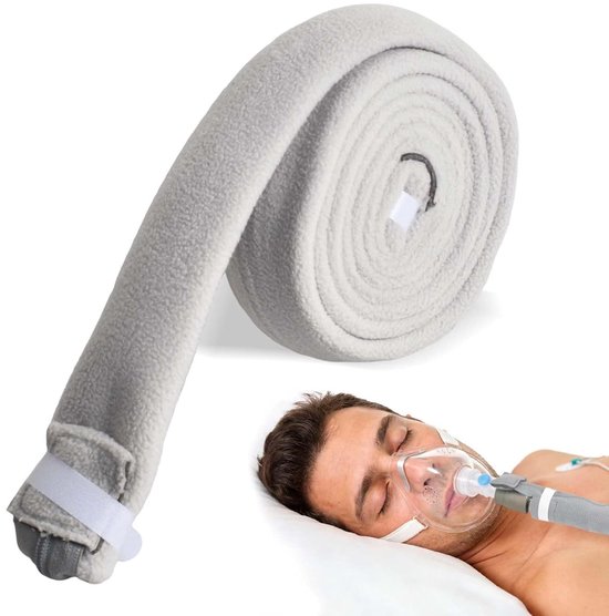Universele CPAP Slanghoes van 1.8m, Isolerende Bescherming met Rits, Anticondensatie, Stofdicht en Herbruikbaar voor CPAP en Flexibele Slangen