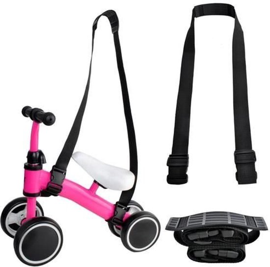 Universele draagband - Zwart - 135CM -  Draagband voor Loopfiets/Visstoel/Yogamat loopfietsje van Universele