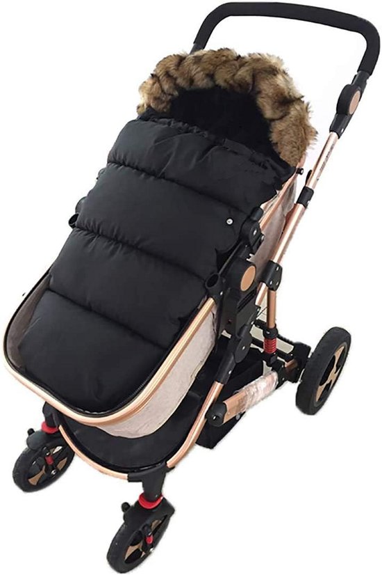 Universele Fleece Voetenzak voor Kinderwagen en Wandelwagen - Warm en Weerbestendig van Merkloos