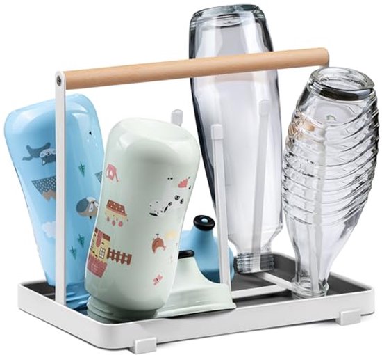 Universele Flessenhouder voor SodaStream - All-in-One Droogstandaard voor Diverse Flessen