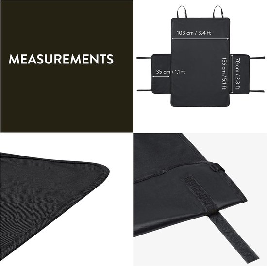 Universele Kofferbak Beschermer voor Honden - Kofferbak Beschermhoes voor Hond - Waterdicht & Gemakkelijk Schoon te Maken - Comfortabele Kofferbakmat voor Huisdieren van Pawness