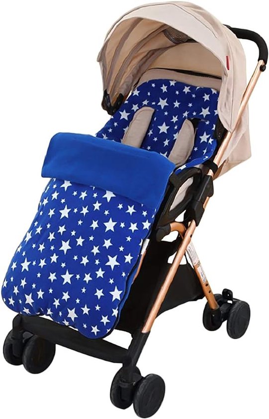 Universele premium kinderwagenvoetzak, met fleecevoering, voor kinderwagens, wandelwagens en buggys