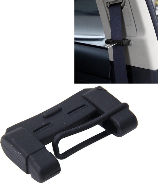 Universele verstelbare autogordel Gesp Plug Beschermhoes Case (zwart) van Avolare