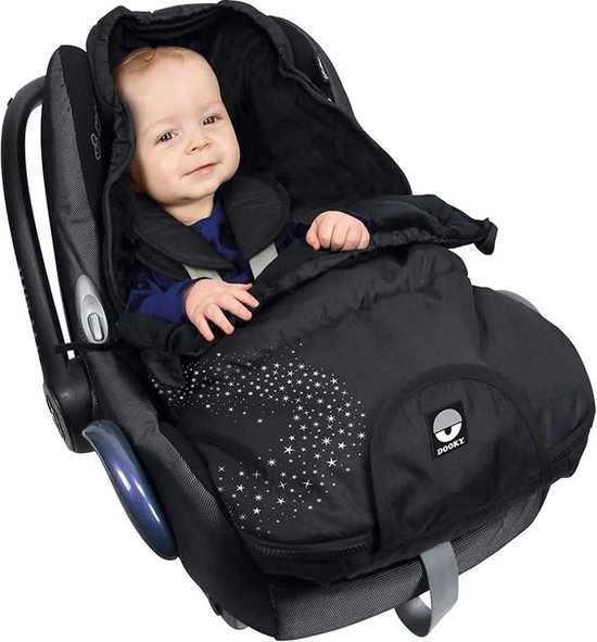 Universele Voetenzak Baby 0-9 Maanden - Waterdicht en Winddicht - Zilver Stardust