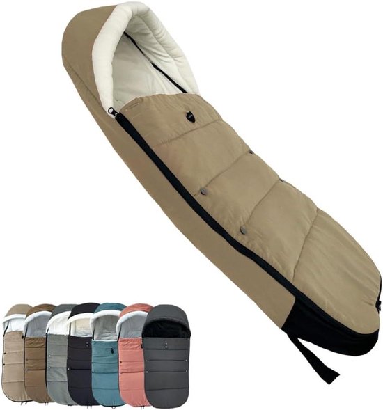 Universele Voetenzak - Baby Accessoire - Warmte Buiten - Waterafstotend - 90 x 45 cm - Taupe