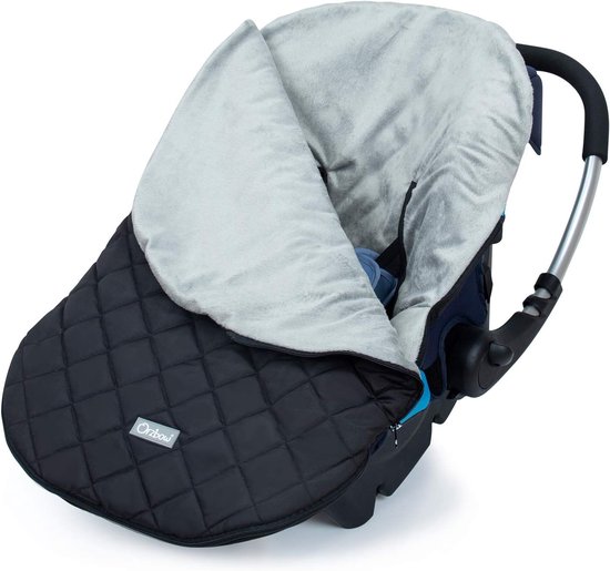 Universele Voetenzak - Baby deken - Autostoel warm - Waterdicht winddicht - 28x24x10 cm - Zwart