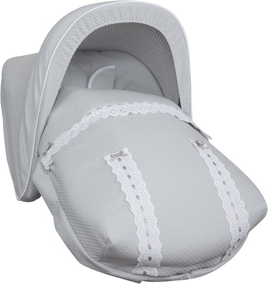 Universele Voetenzak - Baby Dekentje - Baby Comfort - Afneembare Vulling - 85 cm - Grijs van Universele