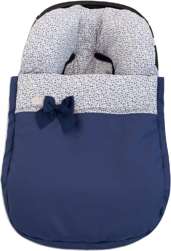 Universele Voetenzak Baby - Maxi Cosi Matras - Baby Comfort - Afneembaar Deksel - Groep 0 - Blauw