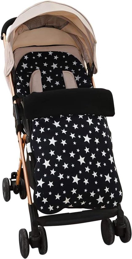 Universele Voetenzak - Baby warmer - Baby comfort - Verstelbaar harnas - 40 x 90 cm - Zwart
