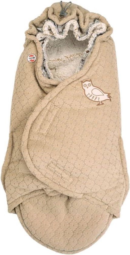 Universele Voetenzak - Babyzak Winter - Baby Warm Houden - Dubbellaags Fleece - 0-36 Maanden - Beige