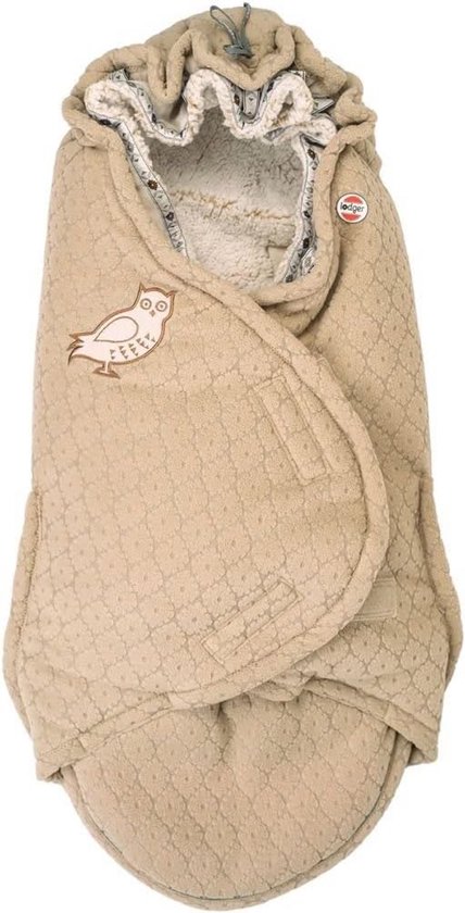 Universele Voetenzak Fleece voor Kinderwagen en Autostoel Beige 0-36 Maanden van Merkloos