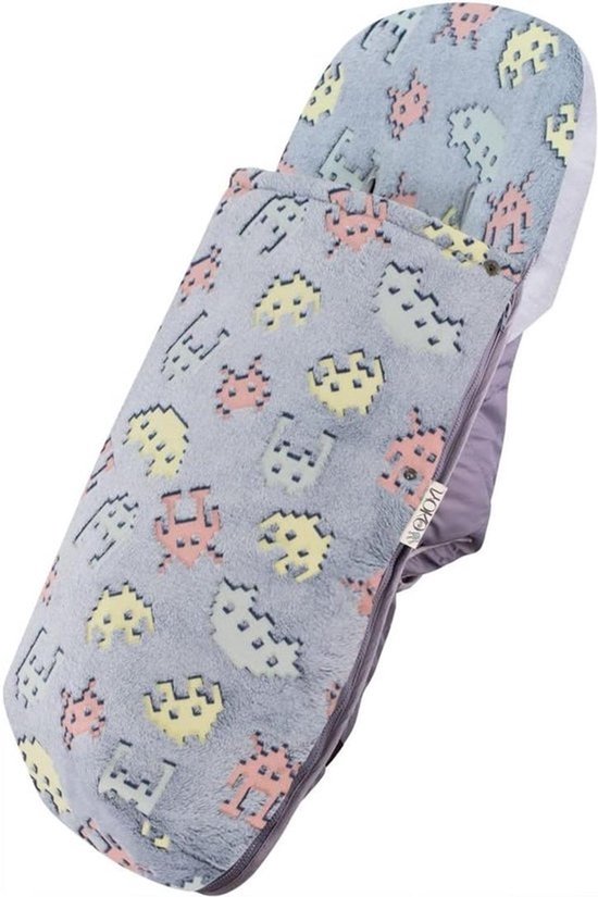 Universele Voetenzak - Kinderwagen Zak - Baby Comfort - Hypoallergeen Fleece - 42 x 100 cm - Neon
