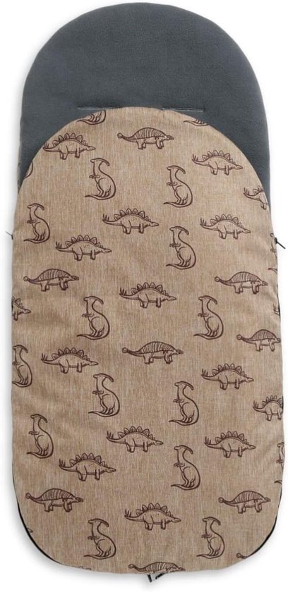 Universele Voetenzak - Kinderwagen Zak - Baby Warm Houden - Waterdicht & Zacht - 90 x 40 cm - Dinosaurus